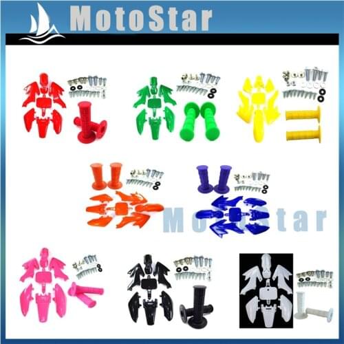 Plastic Fairing Fender Kits + Handle Grips + Screws For Honda CRF50 XR50 Pit Dirt Bike