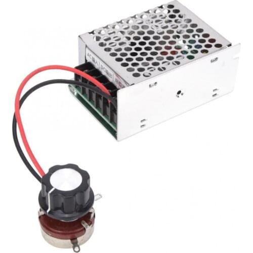 DC Motor Speed Controller Input 220V AC Output DC 10-210V Voltage Regulator 15A Adjustable Speed Governor