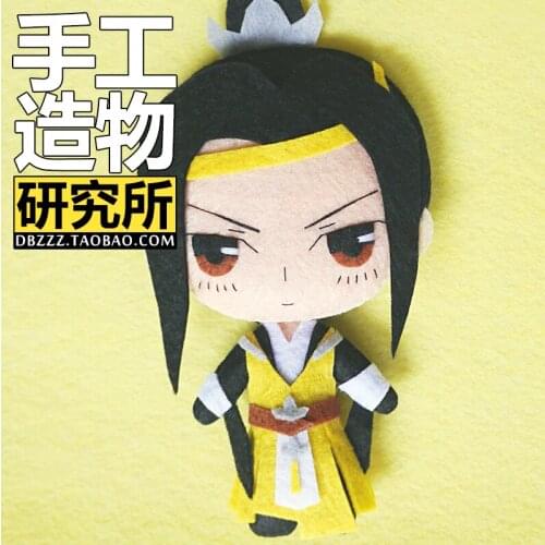 Cartoon dolls Felt kit Non-woven cloth Craft DIY Sewing set Felt Handwork Material DIY needlework supplies