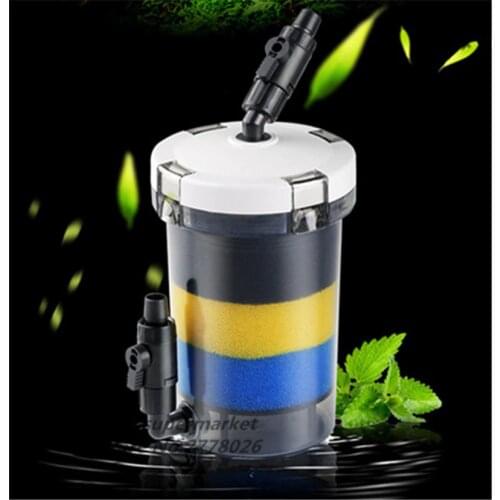 SUNSUN Transparent LW-602/LW-603 Aquarium Pre-filter With Filter Cotton Mini Fish Tank Filter Barrel Without Pump