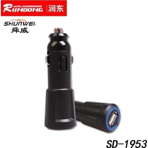 Sunway 2.1 A car charger car charger USB SD-1953