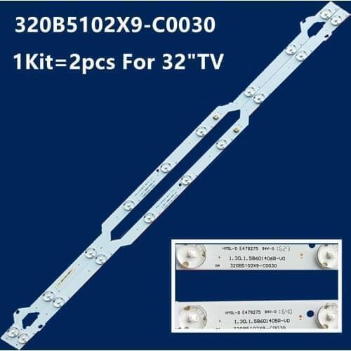 TV backlight bar 320B5102X9-C0030 HYSL-D E479275 1.30.1.5860145R for Philco PH32B51DSGW