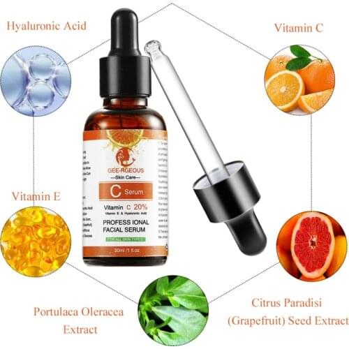 Hyaluronic Acid Face Serum Snail Extract Essence Vitamin C Retinol Serum Moisturizing Lifting Firming Skin Essence