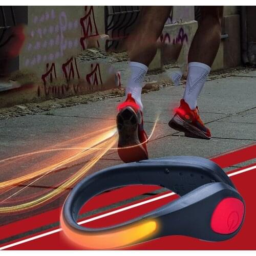 Outdoor Shoe Clip Light Night Safety Warning LED Bright Flash Light For Running Cycling Bike Useful Outdoor Tool LED Luminous
