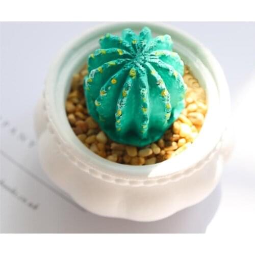 1Pc 3D Silicone Cake Mold Mini Flower Pot Shape Chocolate DIY Aromatherapy Plaster Mold Decoration Candle Clay Chart Mold