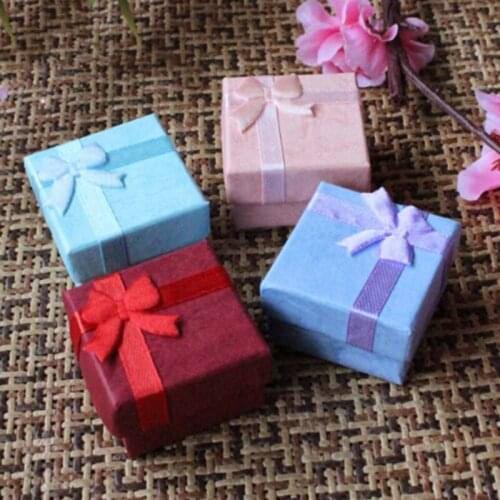 1 Pc Assorted Jewelry Gifts Boxes For Jewelry Display Assorted Colors Ring Box Small Gift Boxes