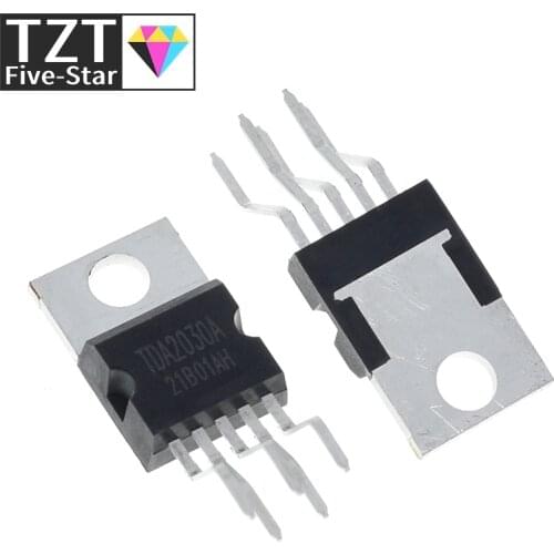 10pcs TDA2030 TO220-5 TDA2030A TO-220 linear audio amplifier short-circuit and thermal protection IC