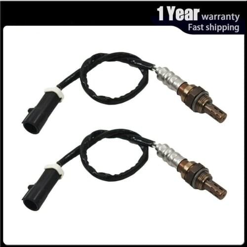 2pcs 4 Wires O2 Oxygen Sensor Upstream Downstream 234-4609 234-4611 For 1995 1996 1997 Ford Ranger 2.3L Auto Parts Replacement