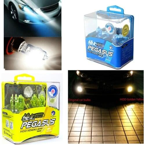 2x 100W 6000K Super White 2800K Xenon Yellow Car Head Light Bulbs Fog Lights Bulbs Lamp H1 H3 H4 H7 H8 H11 9005 9006 HB2 HB3 HB4