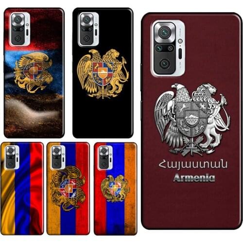 Armenian Coat Of Arms Flag For Xiaomi Redmi Note 10 Pro 8T 9S Note 7 8 9 Pro Phone Case For Redmi 9C 9T 9 9A 8A K40