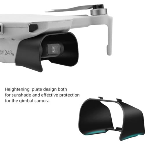 For DJI Mavic Mini/Mini 2 RC Drone Camera Lens Hood Anti-glare Gimbal Lens Cover Sunshade Protective Cover Accessories