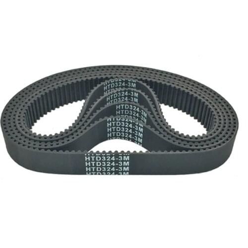 HTD3M-312/315/318/321/324/327/330/333 Rubber timing belt 1pc