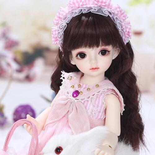 Ginger Miadoll BJD SD Dolls 1/6 Body Model Baby Full Set with Hair Clothes Shoes Accessories Joint Doll