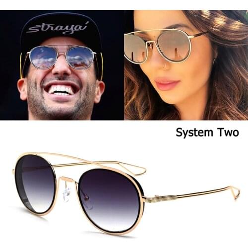 JackJad 2020 Fashion Cool System Two Style Round Metal Sunglasses Vintage Gradient Brand Design Sun Glasses Oculos De Sol 108