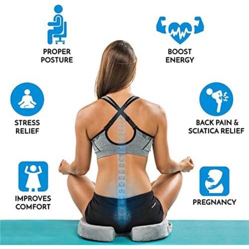 Memory Foam Seat Massage Cushion Orthopedic Pillow For Chair Pad Car Office Pillow Tailbone Pain Relief Seat Massage Cushion