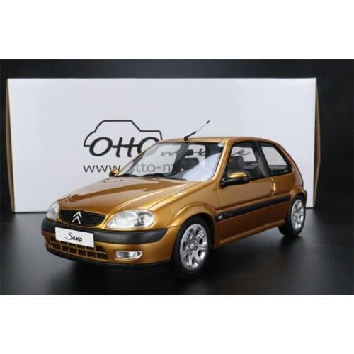 OTTO 1:18 Citroen Saxo VTS Gold Resin Model Car