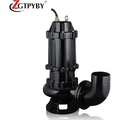 Non-clog raw sewage submersible pump price waste water sump pump submersible sewage pump