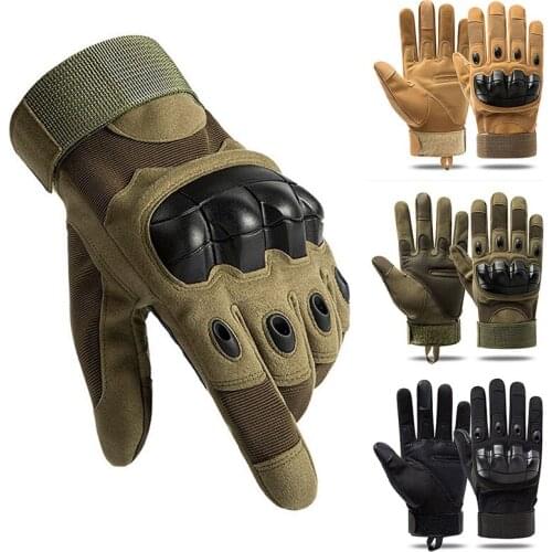 Tactical Full Finger Gloves Touch Screen Winter Sports Glove for Hiking Cycling Military Mens Gloves Knuckles Protection Gloves