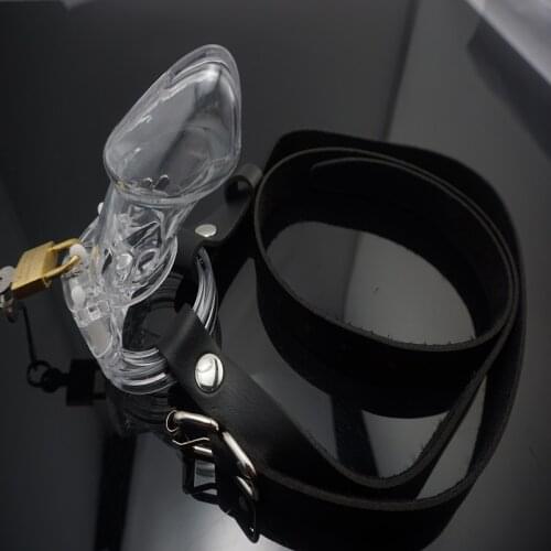 Plastic long CB6000 male chastity belt device cock ring cage device bondage sex toys for male