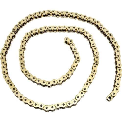 Drive Chain 520x120 Gold O‑Ring Drive Chain for ATV Motorcycle MX 520 Pitch 120 Link Street Bike Chain Dirt Bike Motocross ERT-3