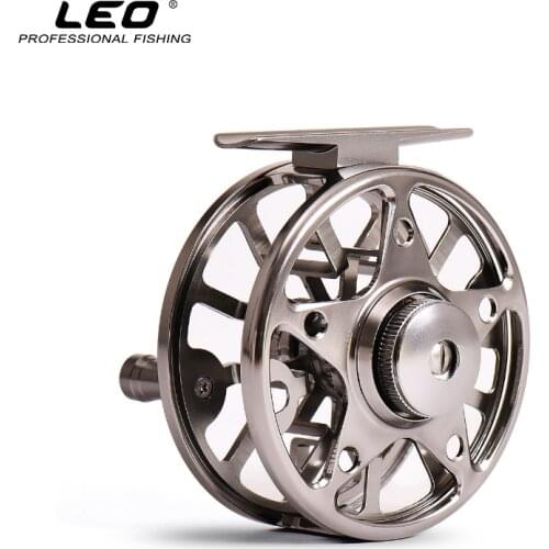 LEO AL75 fly fishing reel 2 + 1 Ball Bearing 1:1 Left Right Hand Conversion Fishing Reel with bag