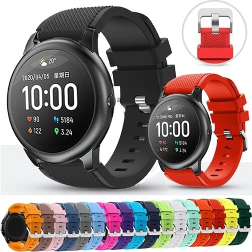 For Haylou Solar LS05 Bracelet 22MM Silicone Watch Band For Xiaomi Haylou Solar LS05 Strap Correa Sports Replaceable Wristband