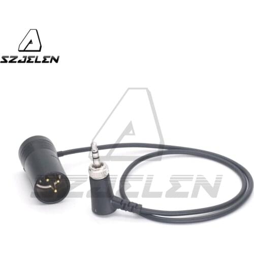 XLR-NEUTRIK thin XLR audio cable, 3.5 to XLR male 3-pin, lockable, suitable for Sennheiser, Sony D11, audio return cable