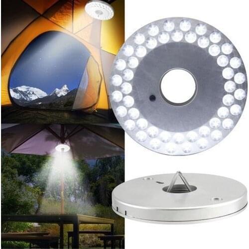 Umbrella Patio Parasol Tent Camping Light Portable Lantern LED Battery Powered Emergency Outdoor Hanging Lighting 3 Modes Dim