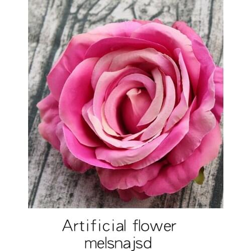 1PC Melsnajsd 13cm Happy Smile Artificial Rose High Simulation Rose Wedding Decoration Home Party DIY Accessories