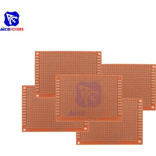 Diymore 10PCS/Lot Universal PCB Board 90x70 mm 2.54mm Hole Pitch Prototype Paper Printed Circuit Panel 9x7 cm Single Sided Board