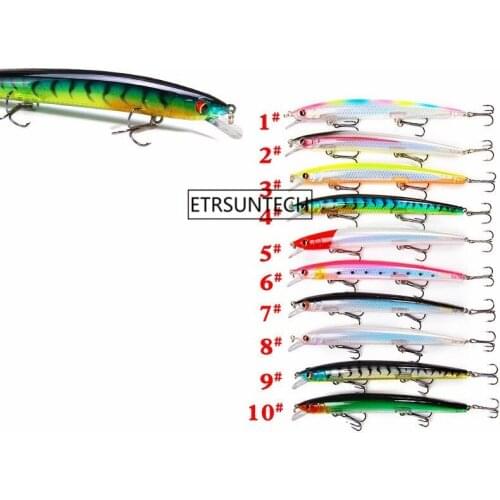 100pcs Fishing Lure With Fishhooks Fishing Lamp Bait Tackle Fish Lure Sharp Hook Plastic Hard Bait