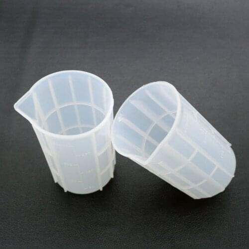 350ML Flexible Silicone Measuring Cup Mixing Cups Cook Bakers Resin Jewelry Tool XX9C