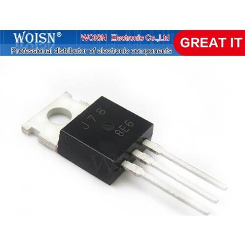 6pcs/lot =3paris (3pcs 2SJ78 + 3pcs 2SK215 ) TO-220 J78 K215 TO220 In Stock