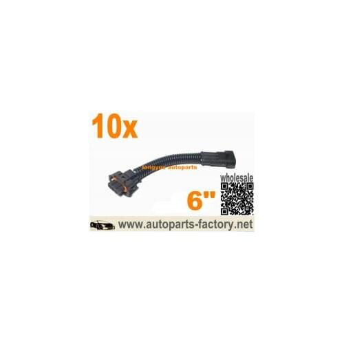 Longyue 10pcs LS1 LS2 LS6 to LS3 LS7 Map Sensor Wiring Harness Adapter 6"