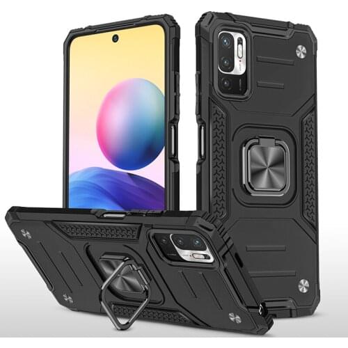 Case for POCO M3 Pro M3Pro 5G NFC Armor Shockproof Bumper Ring Holder Magnetic Cover for Xiaomi POCO M3 Pro M2103K19PG Case Capa
