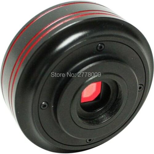 Free Shipping HD 5.0MP Industrial Digital Electron Microscope Camera USB Video Output Support Optical Lens C CS Interface