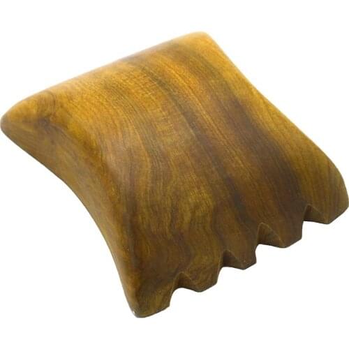 Wooden Leg Massager With Comb, Arm Back Guasha Tool