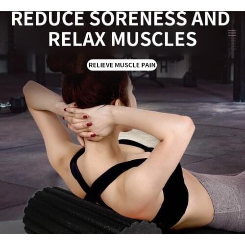 Electric Yoga Column Massage Cervical Vertebrae Lumbar Spine Relieve Fatigue Stovepipe Muscle Relaxation Vibration Foam Shaft