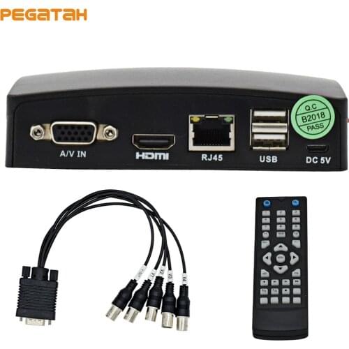 HD Mini DVR With 4ch video in 1080H Real time CCTV Hybrid AHD/CVI/TVI/Analog in 1 MINI DVR