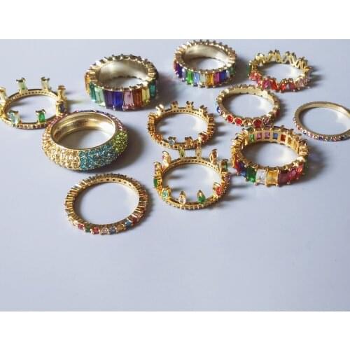 Кольца с кристаллами Juran China At AliExpress