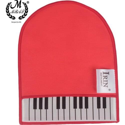 M MBAT High Quality Piano Cleaning Cloth Wipes Glove with Piano Keyboard Design Musical Instrument Duster Cleaning Care Tool