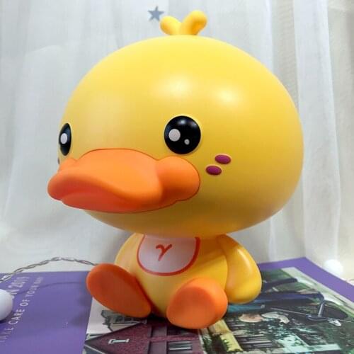 Small Yellow Duck Children Saving Pot Platypus Music Cartoon Large Capacity Savings Bank Drop-Resistant Gifts for Boys and Girls