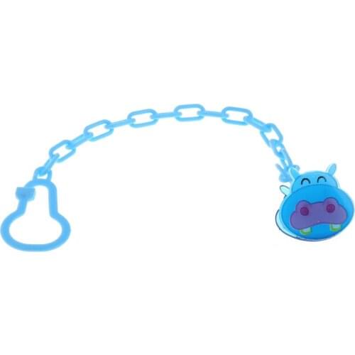 Baby Infant Kids Pacifier Chain Clip Animal Cartoon Dummy Soother Nipple Holder