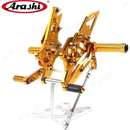 Arashi Motorcycle Rider Foot Pegs For YAMAHA R3 R25 2015-2020 CNC Adjustable Footrest R 3 R 25 YZF-R3 YZF-R25 2016 2017 2018