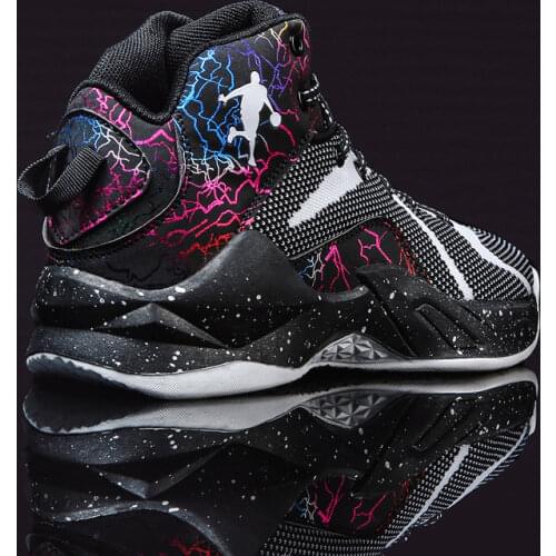 Men Basketball Shoes Ankle Boots Breathable Man Trainers Mens Sneakers Outdoor High Top Basketbol Ayakkabi Basket Homme