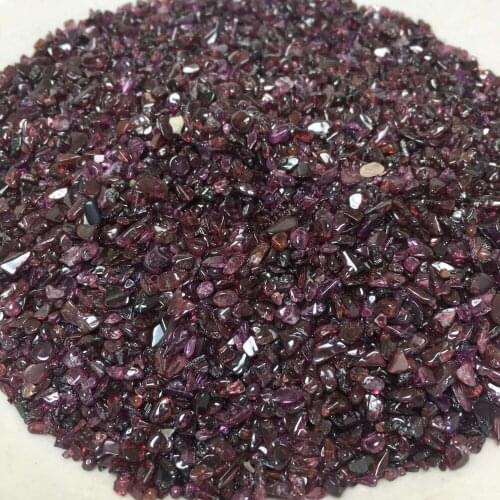 200g Natural Charming Red Garnet Stone Gravel Tumbled Stone Crystal Healing Magnet Mineral Specimens Feng shui