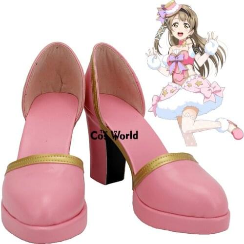 Love Live School Idol Project Minami Kotori Anime Customize Cosplay High Heels Shoes