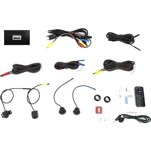 360 Degree Bird View Panoramic System Waterproof Seamless 4 Camera Car DVR Recording Parking Rear View Cam for All Car