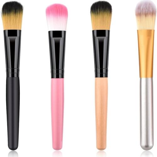 Flat Foundation Makeup Brush HD Application Blending of Liquid Cream Brush WH998
