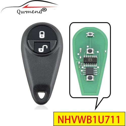 QWMEND NHVWB1U711 Smart Car Key for Subaru Forester Impreza 2005-2008 Keyless Entry Car Remote Key Fob 433mhz 2 Buttons